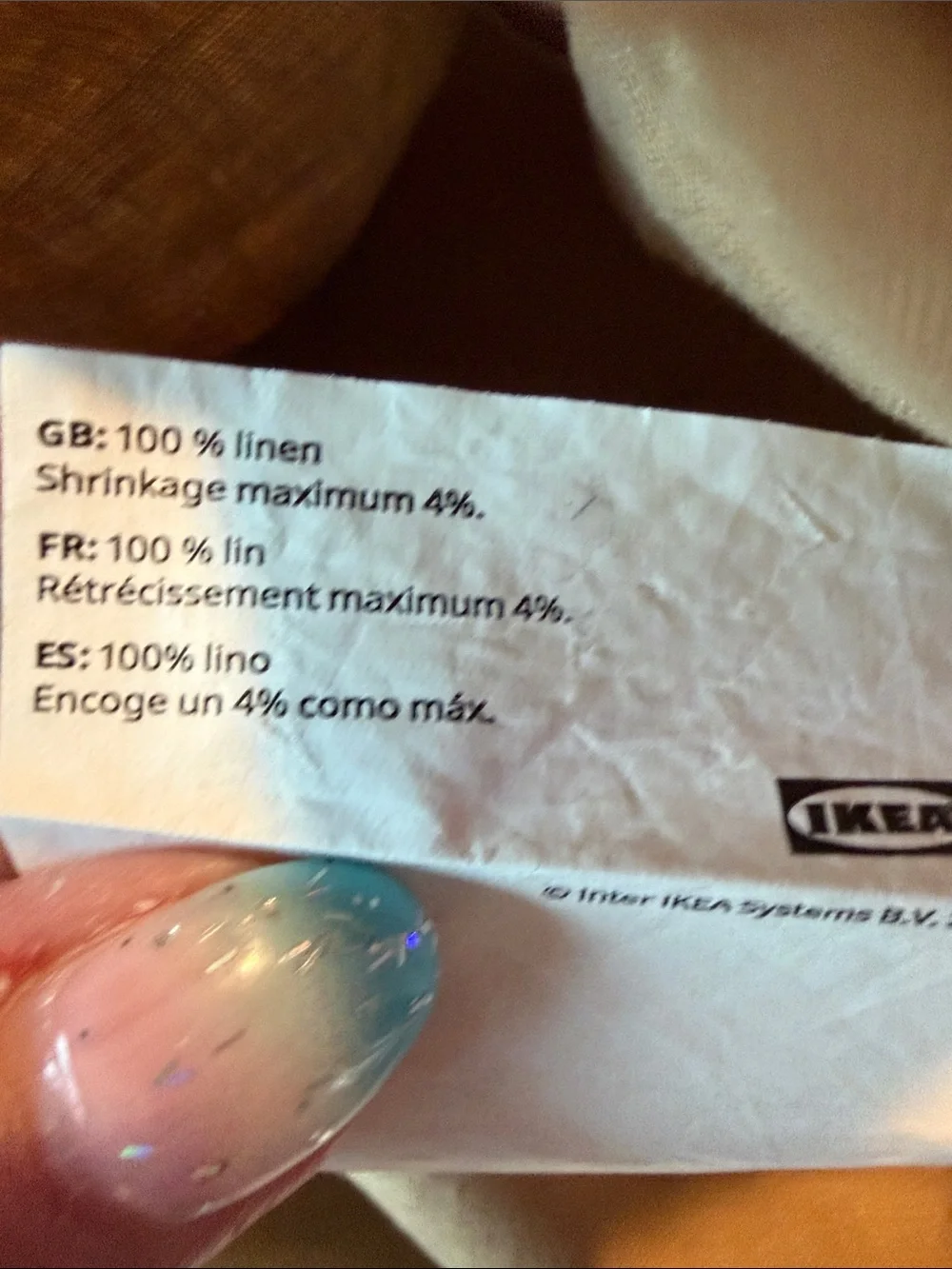 IKEA Beige/Tan Linen-shams